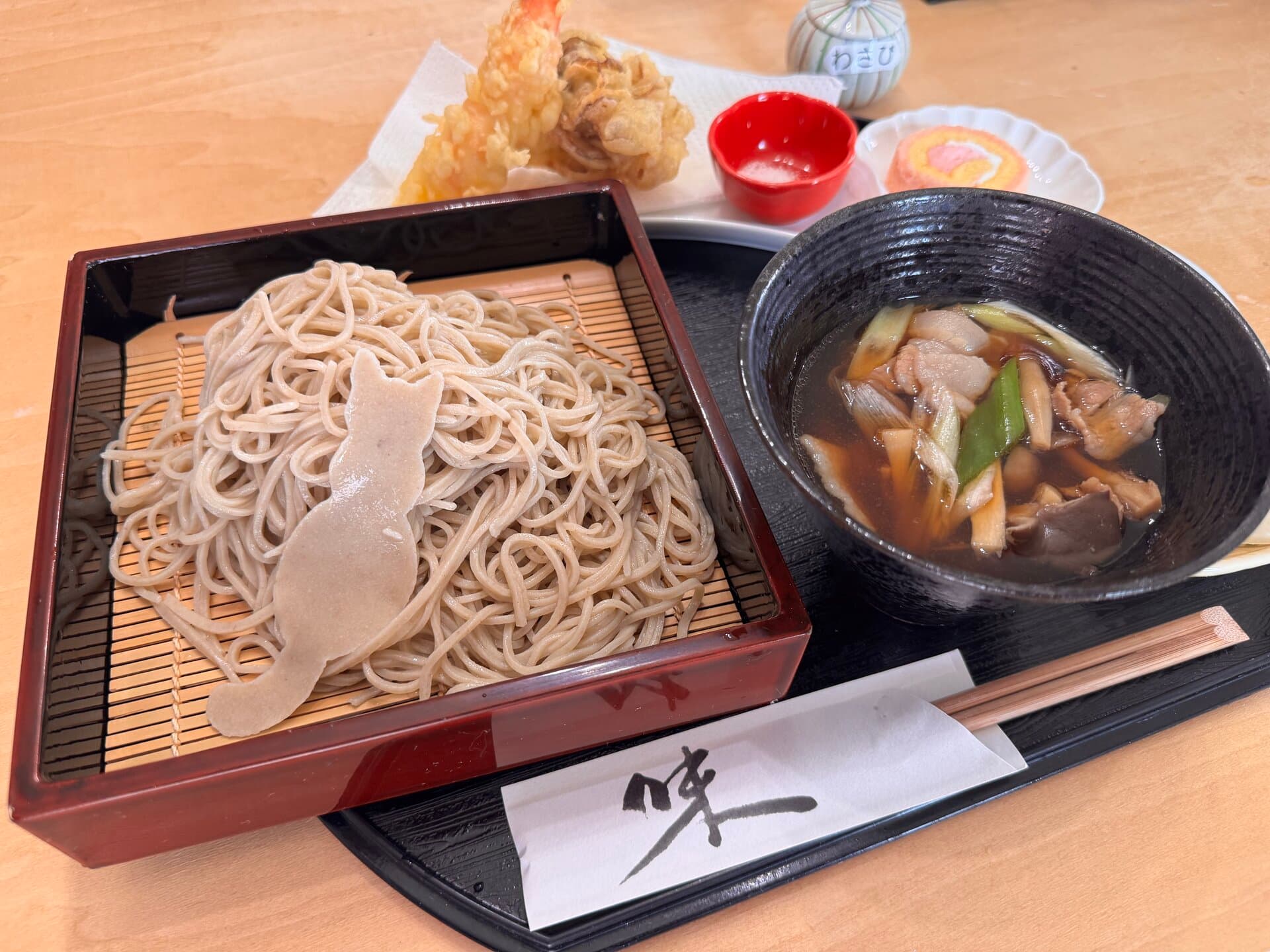 福ねこ製麺所の手打ちそば