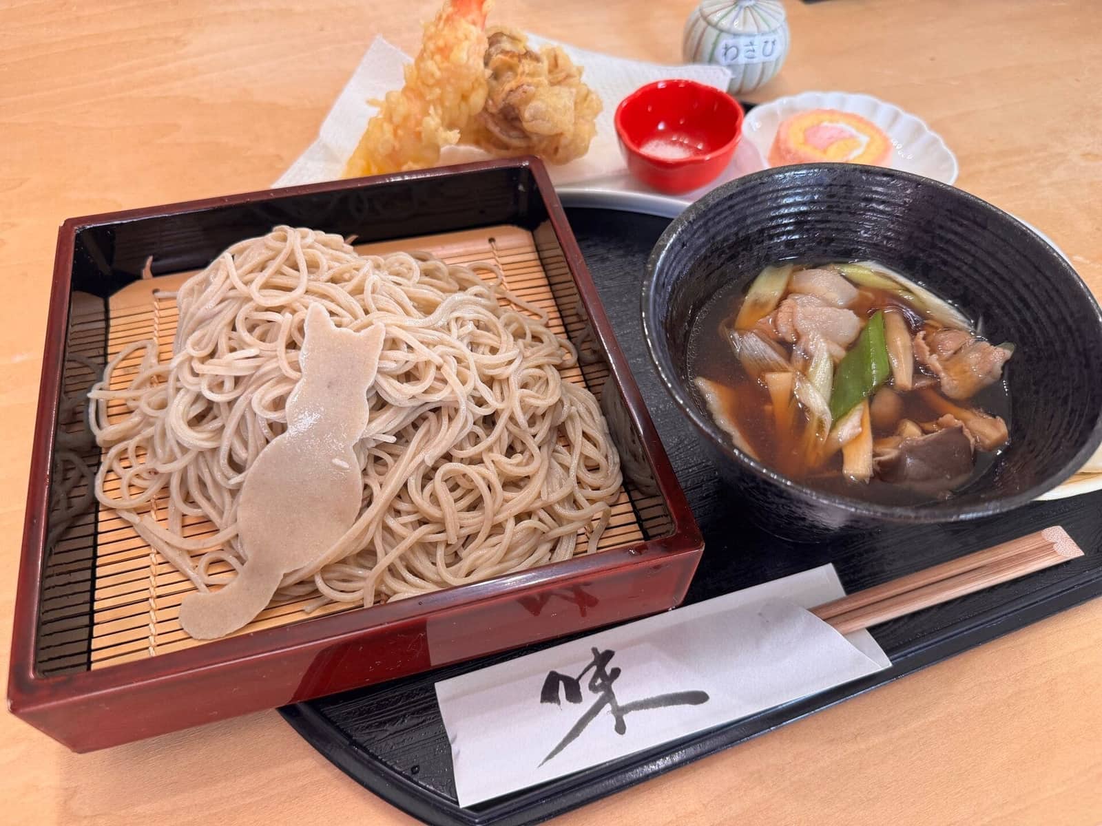 福ねこ製麺所の手打ちそば